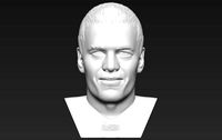 Tom Brady bust 3D printing ready stl obj formats | 3D
