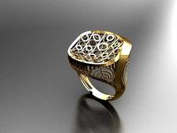 P80- Diamond ring | 3D