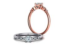 Milgrain Engagement ring 4prong design 3dmodel | 3D