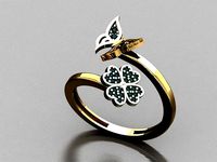 P45- Diamond ring | 3D