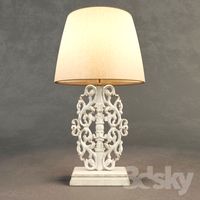 RH Scrollwork Table Lamp