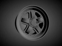 Mugen MR5 scalable and Printable rim | 3D