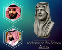 Mohammad Bin Salman portrait sculpture model | 3D