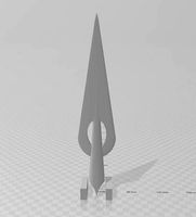 Celtic or Rohan style spearhead | 3D