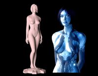 Halo 4 Cortana Download 3D print files statue figure video game | 3D