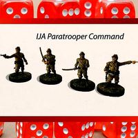 28MM IJA Imperial Japanese Army Paratrooper Officers Multi Pose | 3D