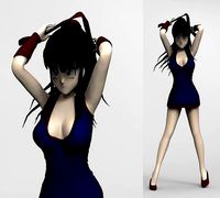 Dragonball Z Character - Sexy ChiChi | 3D