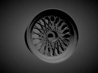 Enkei Apache IV rims with brakes and tires for Hot Wheels | 3D