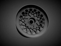 Enkei Apache V rims with brakes and tires for Hot Wheels | 3D