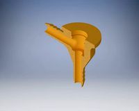 Housing for the idle valve 90 degree | 3D