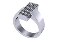 Rectangle Egg Ring  | 3D
