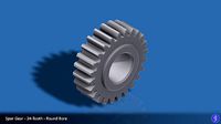 24-Tooth Spur Gear 03 | 3D