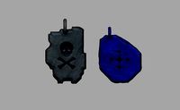 Tibia Miniature Runes - SD UH Keychain | 3D