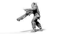 Scifi Marksman Sniper Rifle miniature  | 3D