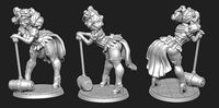 Harley QuinnSteampunk Pinup | 3D