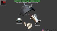 Cloud Armor Accessories - Final Fantasy VII Remake  | 3D