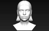 Dua Lipa bust 3D printing ready stl obj formats | 3D