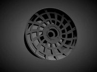 Rad48 RSI Turbo rims with Brakes and tires for Hot Wheels | 3D