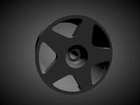 Fifteen52 Tarmac rims with Brakes and tires for Hot Wheels | 3D