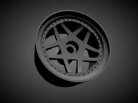 Leon Hardiritt Reise rims with Brakes and tires for Hot Wheels | 3D