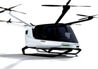 Hydrogen powered Air Taxi Alaka Skai with Interior