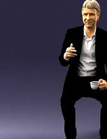 Man in a business suit is sitting 0240 3D Print Ready | 3D