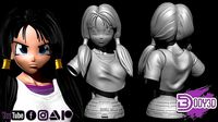 Videl Bust 1-6 Scale - Dragon Ball | 3D