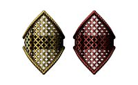 Moroccan beldi ring with moucharabieh pattern | 3D