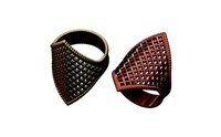 Moroccan beldi ring with moucharabieh motif | 3D