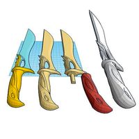 The Valorant Sovereign Knife - Two colors print enabled | 3D