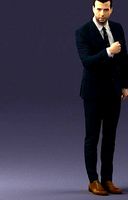 Man in a business suit 0213 3D Print Ready | 3D