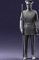 Man in military uniform 0116-9 3D Print Ready | 3D