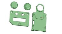 Billetbox rev 4 Inner panels USB version | 3D