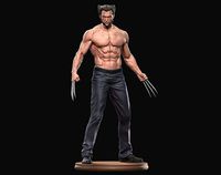 Hugh Jackman Wolverine Logan 3d print model | 3D