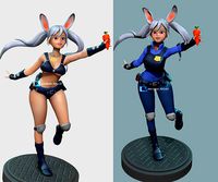 Zootopia Judy Hopps Version 1 and 2 | 3D