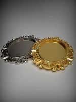 Blank pendant tray 3D printable model | 3D