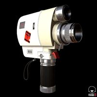 Vintage Minolta 8mm camcorder Lowpoly