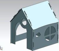 Portable game house | 3D