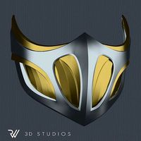 MK11 Scorpion Mask V6 - STL File | 3D