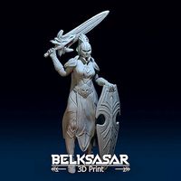 Fantasy Female Warrior  | 3D