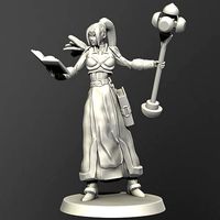Fantasy Female Priest | 3D