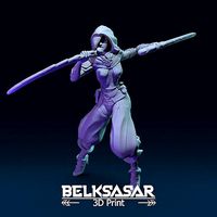 Fantasy Female Assassin | 3D