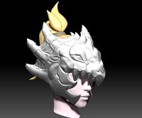 Mercy Dragoon Helmet 3D print Model Overwatch | 3D