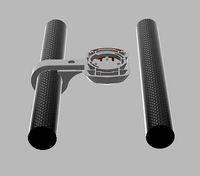 Wahoo ELEMNT BOLT Mount for any AEROBAR TT bars 3D print model | 3D