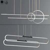 Chute Calypso Linear Suspension Light Collection