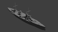 SMS Von der Tann | 3D