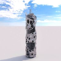 Futuristic building 20