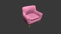 Pink Armchair