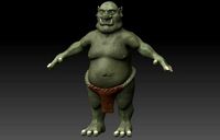 Rigged ogre