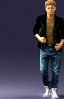 Stylish guy in jeans and black jacket 0170 3D Print Ready | 3D
